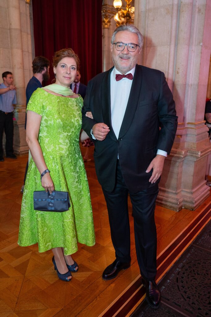 Diversity Ball 2025, Peter Hacker mit Ehefrau Martina