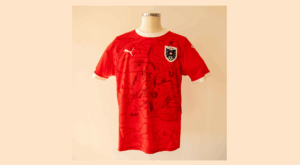 Österreichisches Nationalteam-Trikot - signiert vom