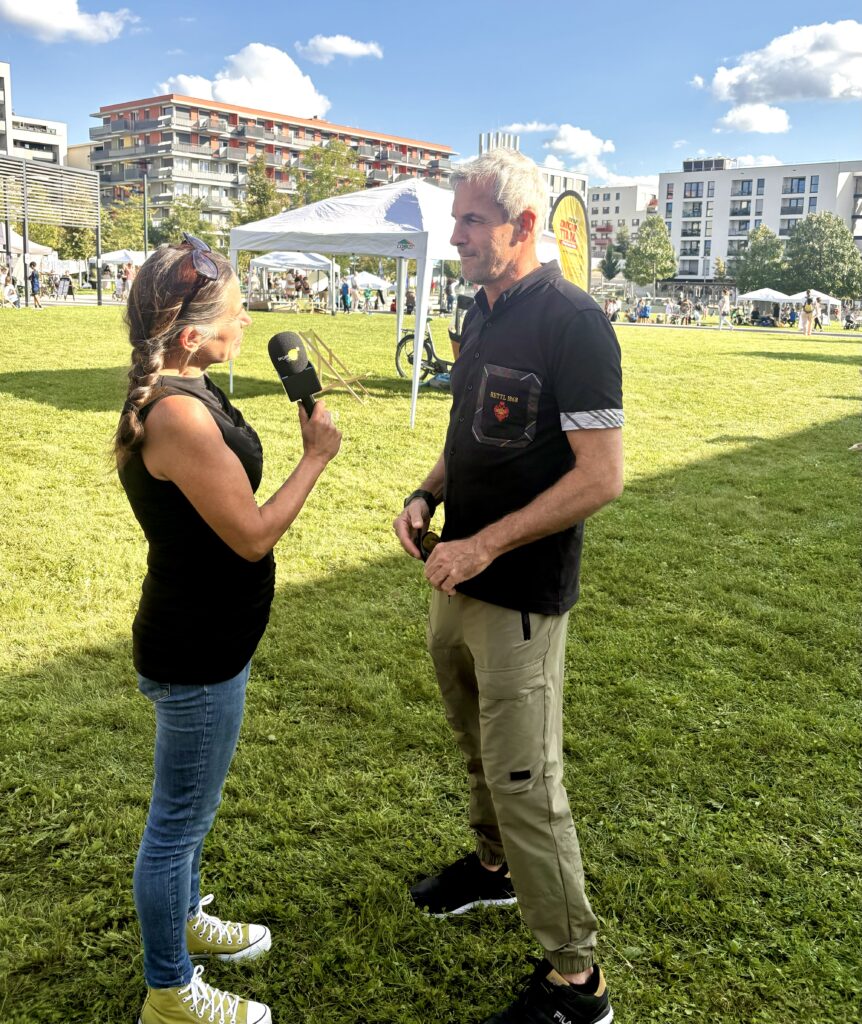 Michael Konsel beim Interview.