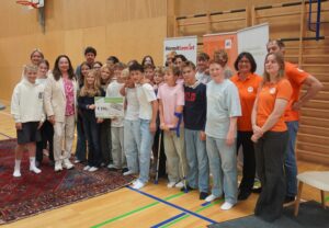 Schüler sammeln in Grinzing 461 Kilo E-Schrott