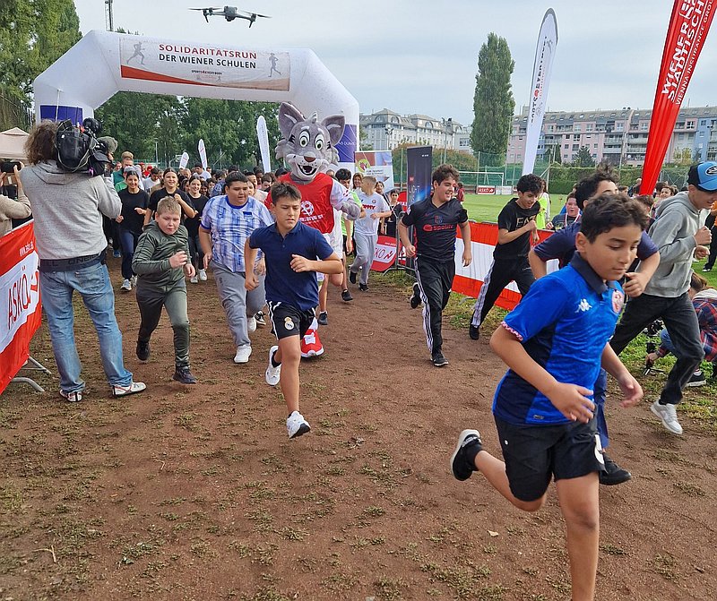 Solidaritätsrun der Schulen: Laufen für den guten Zweck