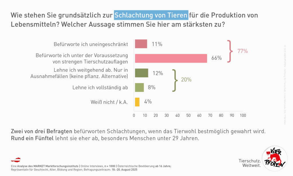 Tierleid starkes Kriterium für Reduktion des Fleischkonsums