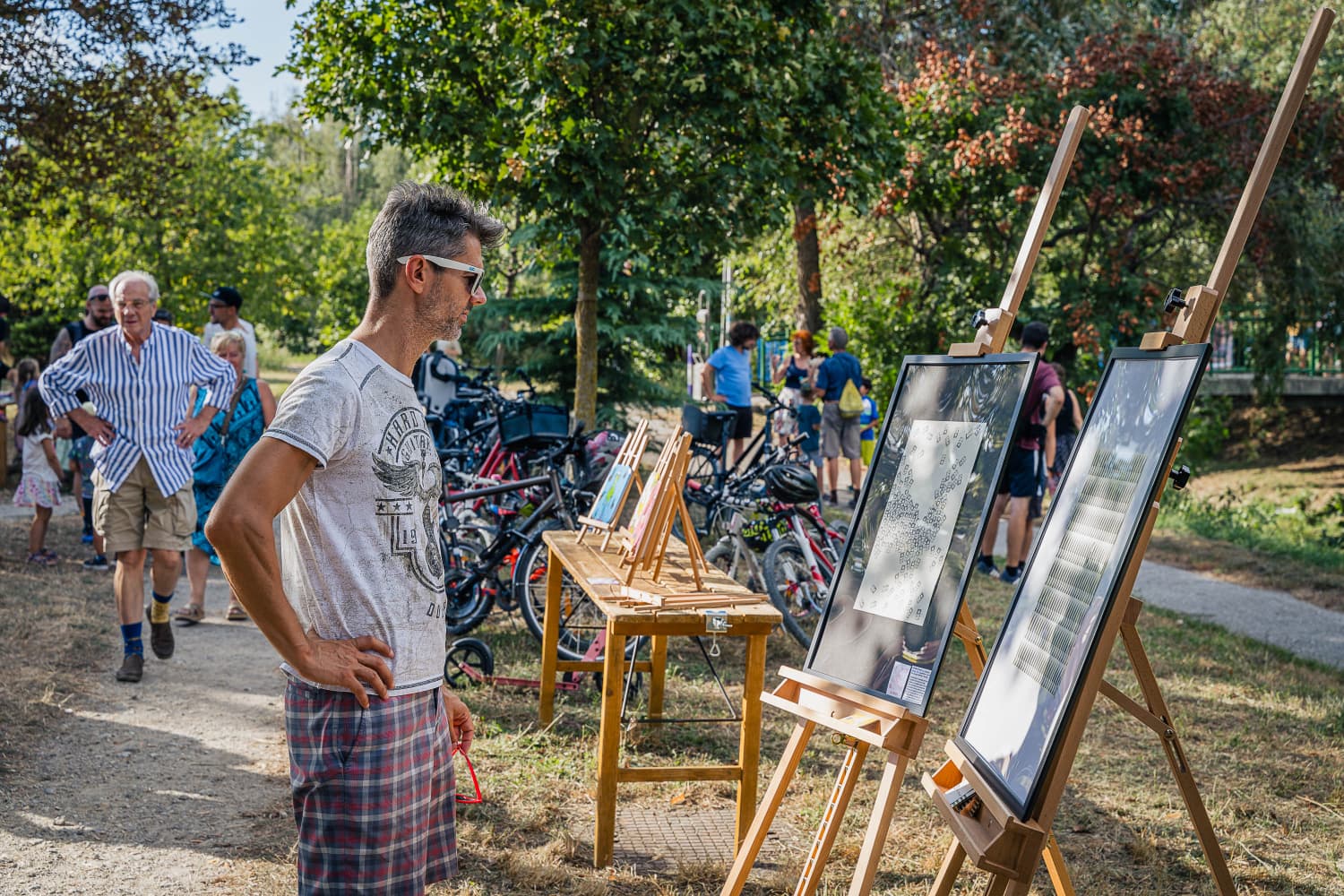 Kunst am Bach: Die Nachbarn feiern in Oberlaa ein Fest