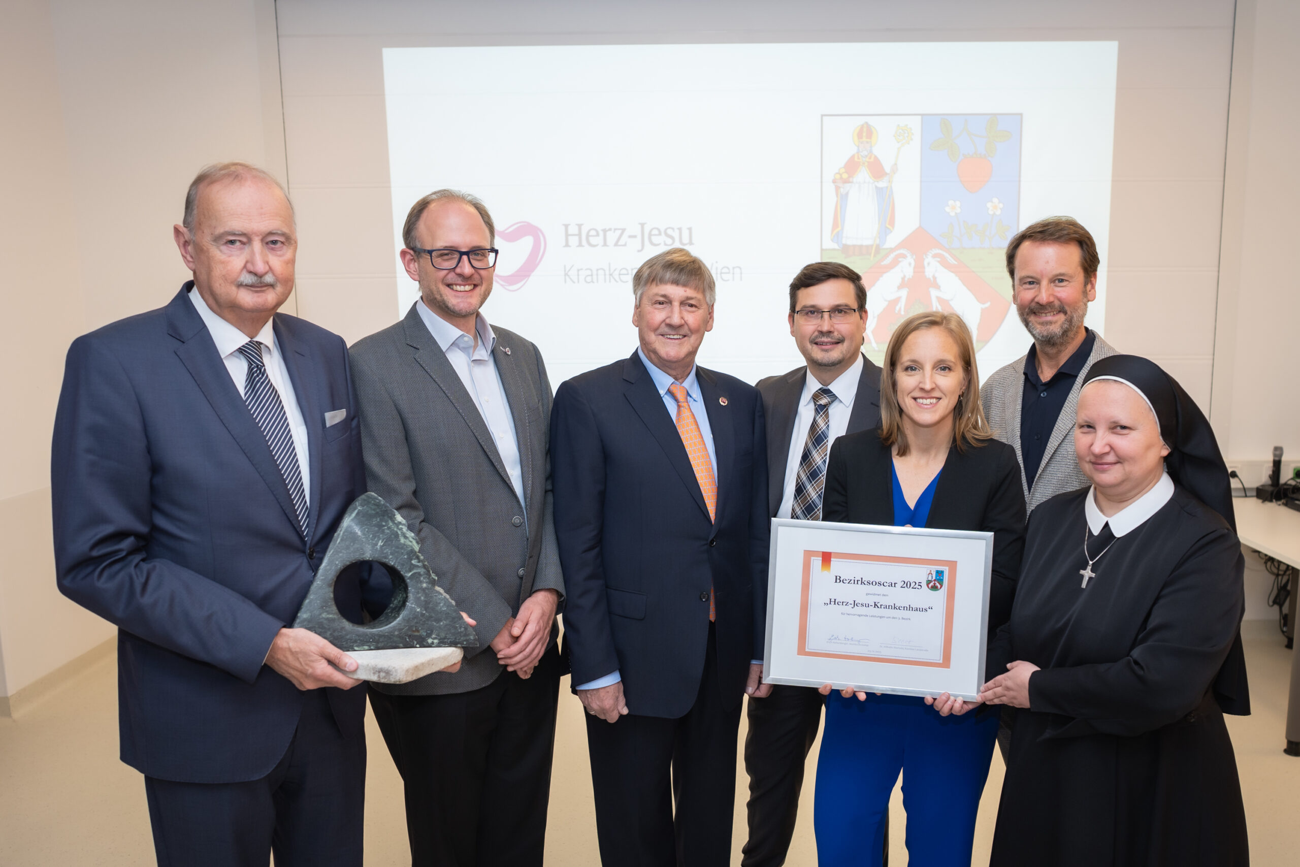 Bezirks-Oskar für Herz-Jesu-Krankenhaus in der Landstraße