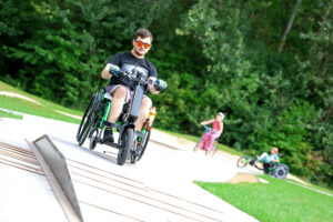 Ausflugstipp: der Rollstuhl- und Fahrradpark Wienerberg