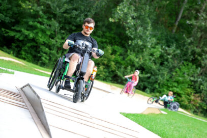 Ausflugstipp: der Rollstuhl- und Fahrradpark Wienerberg