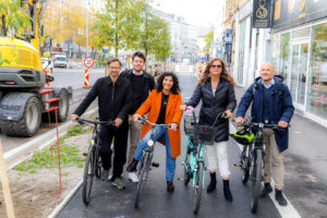 Teilstücke der neuen Radverbindung durch den Alsergrund befahrbar