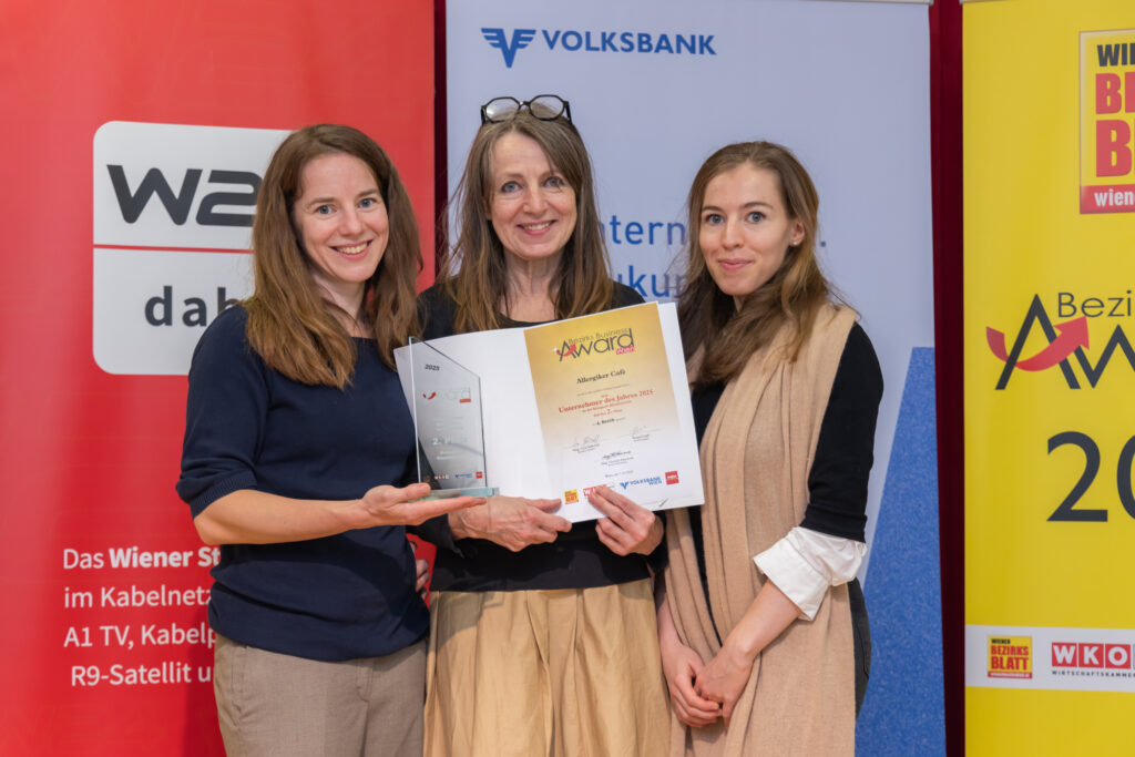 Franka, Margret & Astrid Rothaug (v.l.n.r.), Allergiker Café