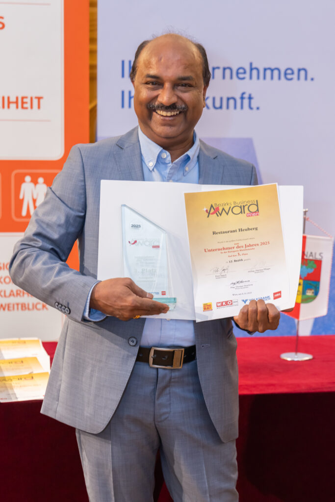 Sridharan Bhashyam vom Restaurant Heuberg (© Sandra Oblak).