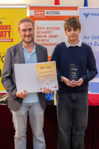 Michael Kerzendorfer und sein Sohn von der Dornbacher Grätzl-Greisslerei (© Sandra Oblak).