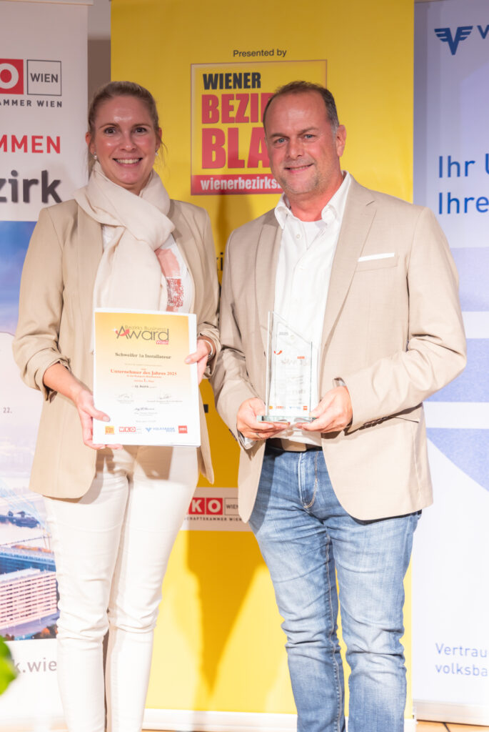 Claudia und Wolfgang Schweifer vom gleichnamigen Installateur (Bild: Oblak).