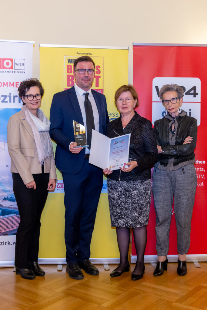 Gartensiedlung Fortuna: Savo Ristic (Direktor), Ilse Fitzbauer, Ingrid Schuber, Judith Hackl (Bild: Oblak).