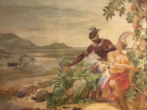 Die Bergl-Zimmer im Schloss Ober St. Veit sind ein eindrucksvolles Zeugnis einer exotischen Reise nach Nordbrasilien © Berger