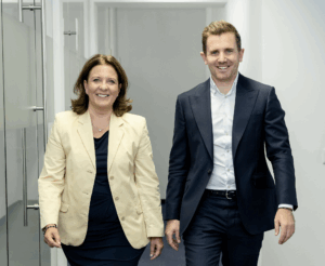 Der neue Vorstand der Wiener Kreditbürgschafts- und Beteiligungsbank AG (WKBG): Mag.a Petra Rauscher (Marktfolge Vorständin) und Florian Zellmann, MSc (Marktvorstand)