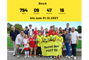 Die Homepage der neuen Rettungsinitiative spricht für sich (Bild: www.rettet-den-postsv.at)