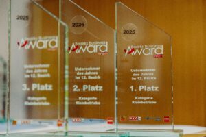 So sehen die begehrten Awards aus @ Stefan Diesner