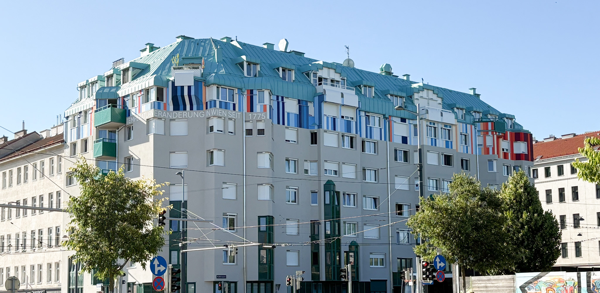 Vorsicht heiß: In Favoriten wird der Klimawandel zur Kunst