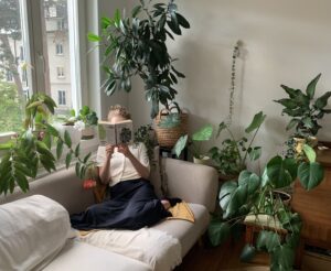 Valentina Vich machte ihre Wohnung zum Garten © privat