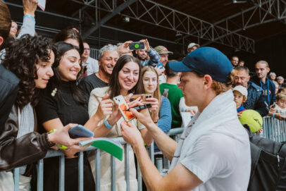 Stadthalle: Sinner-Mania unter den vielen Tennis-Fans