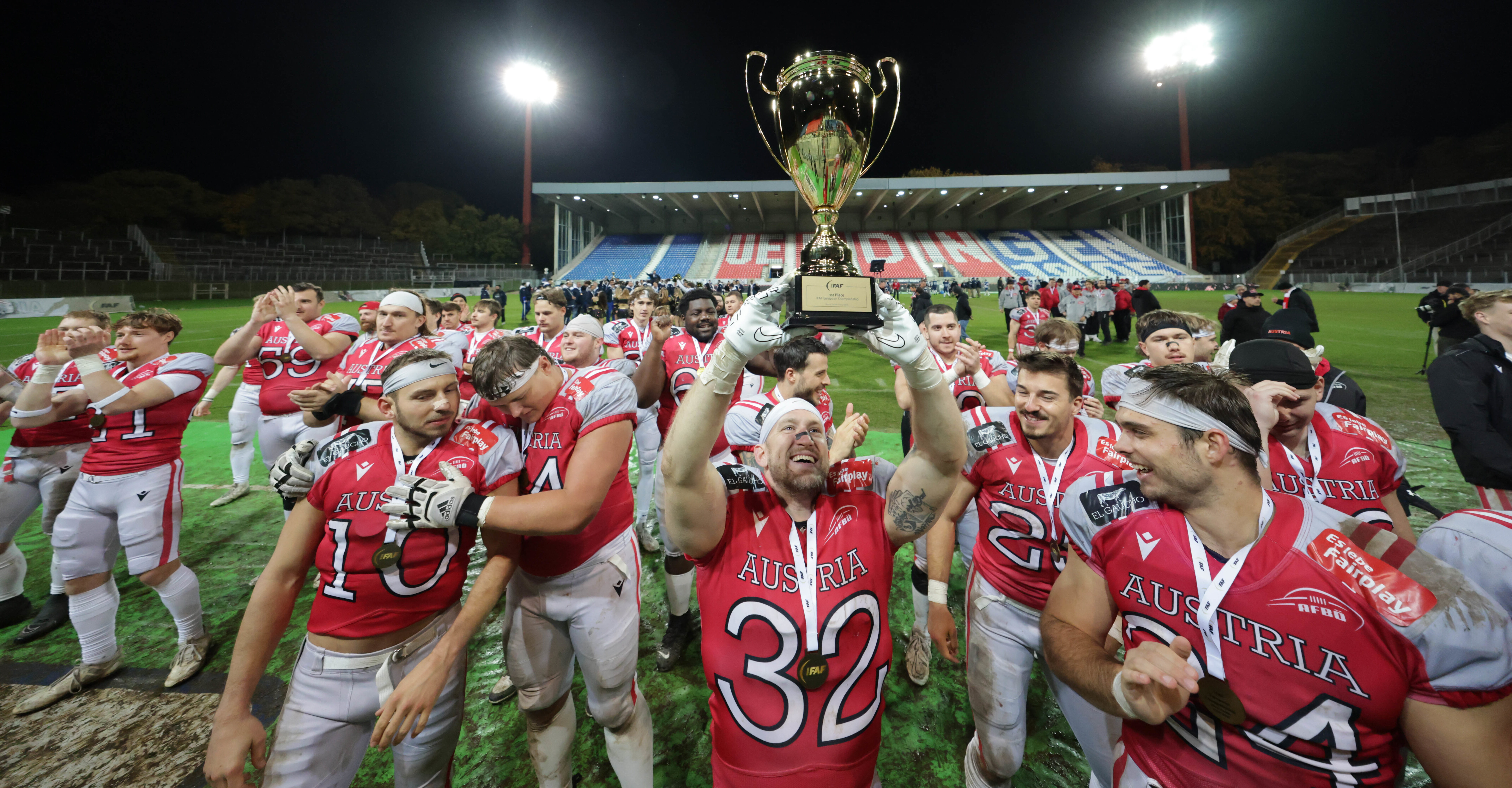 Stark: Rot-Weiß-Rot zum zweiten Mal Football-Europameister!