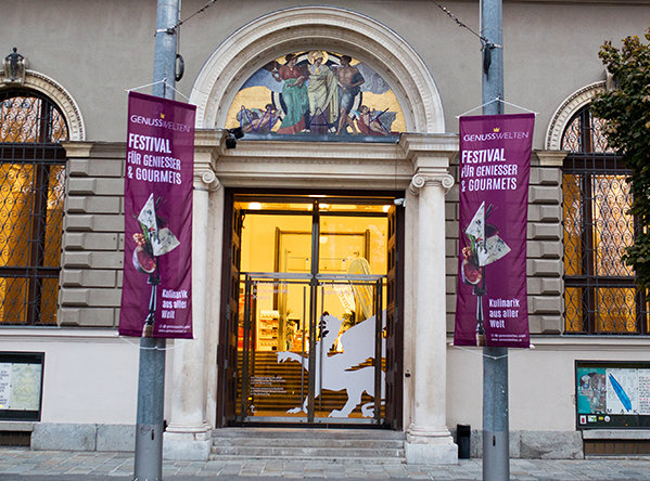 Das MAK wird zum Tempel für Gourmets und Genießer bei den Genusswelten. © Genusswelten