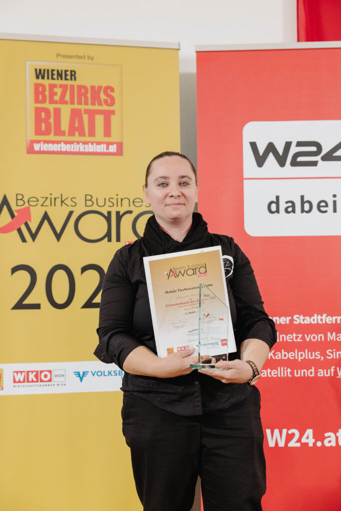 Platz 1 Kleinbetriebe: Natalia Kukla, Mobile Tierbestattung Kukla
