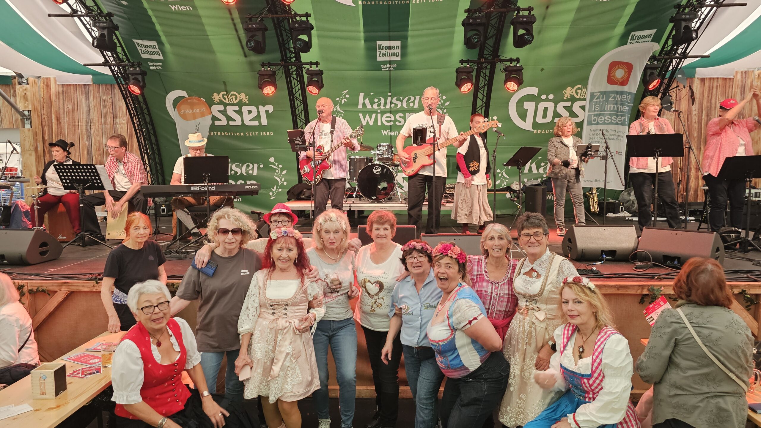 Lebensfreude pur: Senioren hatten Gaudi auf Wiener Kaiser Wiesn