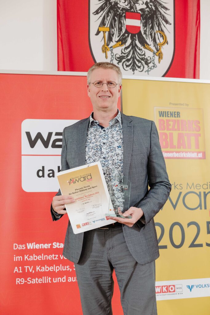 Platz 1 Mittelbetriebe: Direktor Markus Röder, Phönix Schulen Simmering