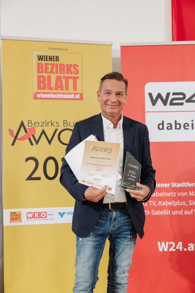 Platz 3 Mittelbetriebe: Rene Pfeiffer, Schutzhaus Haideröslein