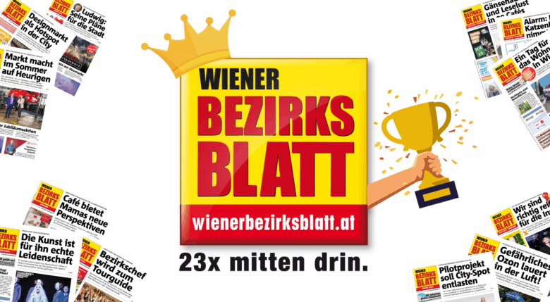 Mediaanalyse: Das Wiener Bezirksblatt bleibt stabil auf Platz 1