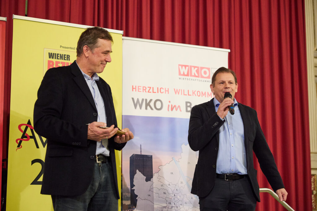 ÖZIV-Präsident Rudolf Kravanjar (r.) freut sich über die erstmalige Zusammenarbeit bei den Business & Medical Awards. © Stefan Burghart