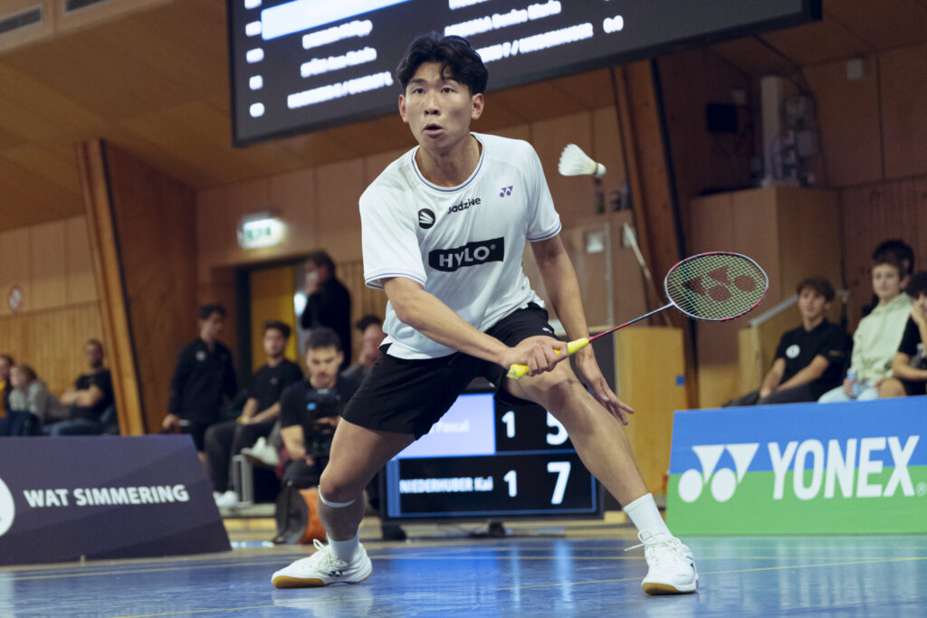 Badmintontalent Pascal Cheng musste sich dieses Mal geschlagen geben. © WAT Simmering/Martin Göggel