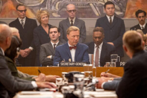 Im Anschluss an den schwedischen Eröffnungsfilm "Hammarskjöld" gibt es einen Empfang der schwedischen Botschaft im Dachsaal der Urania.