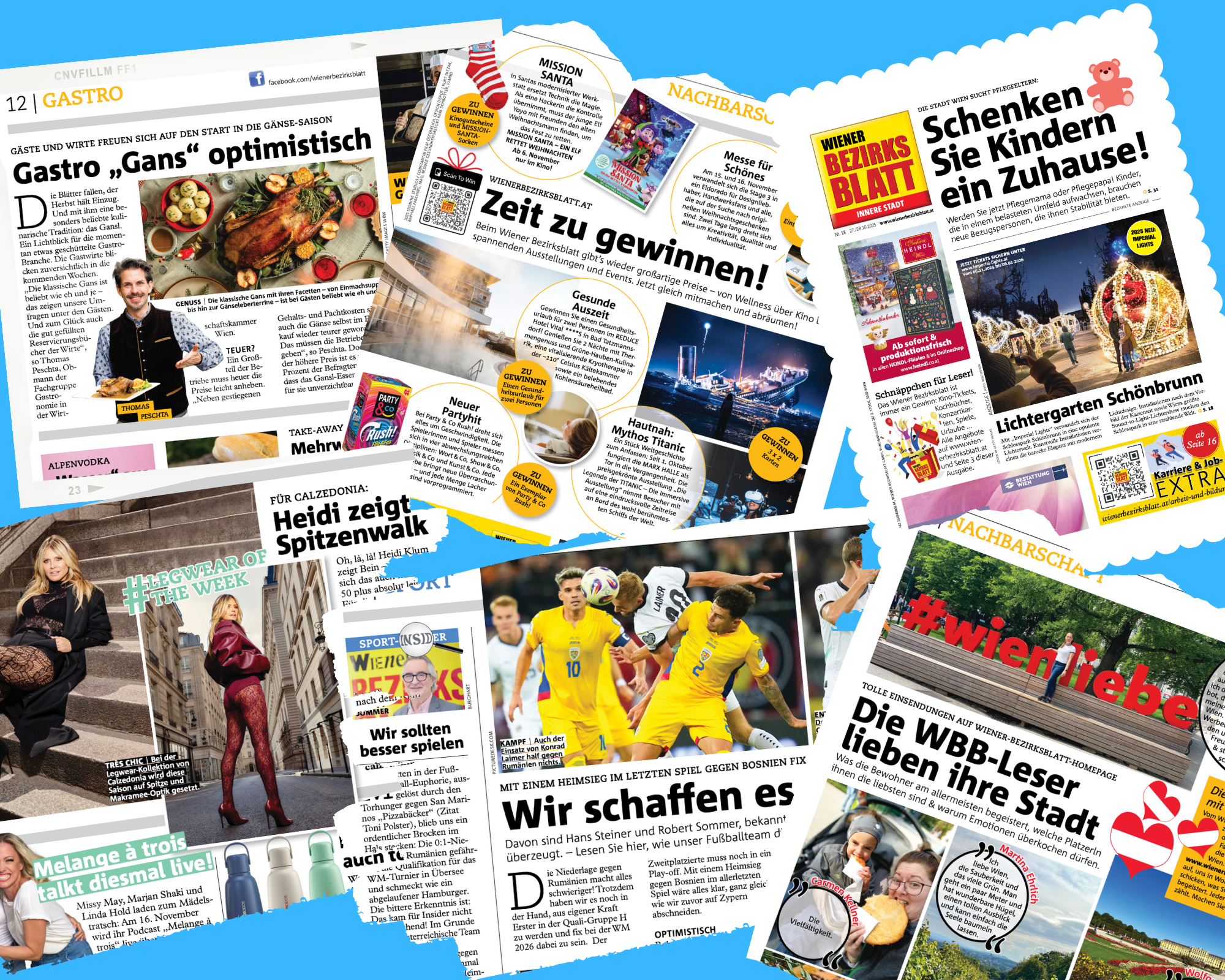 Druckfrisch am Markt: Das neue WBB mit Infos aus 23 Bezirken!