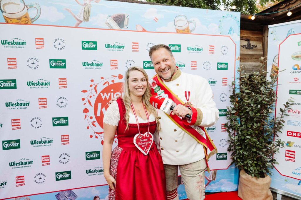 Wiesn Kaiser Johann Pittermann und Wiesn Kaiserin Sarah Brandstötter 
