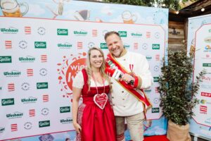 Wiesn Kaiser Johann Pittermann und Wiesn Kaiserin Sarah Brandstötter