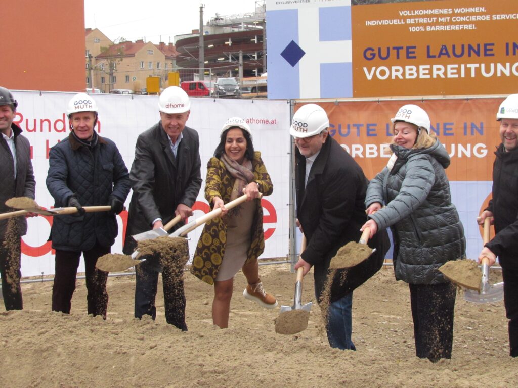 Der Spatenstich in der Muthgasse (Bild: Krause).
