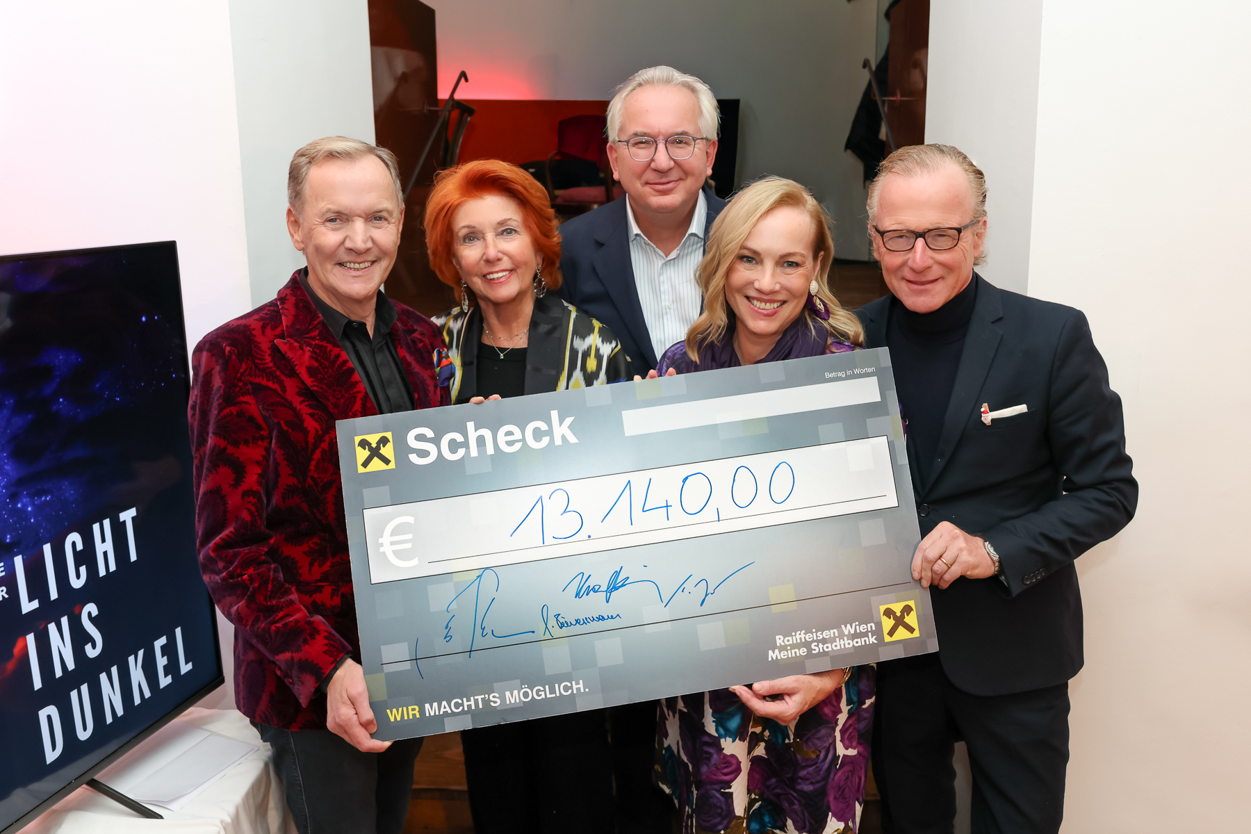 Night Tour bringt 13.140 Euro: Promis für Licht ins Dunkel