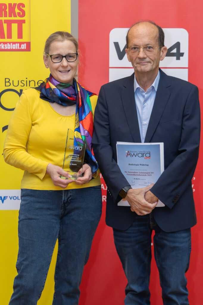 Elfriede Engelhardt, Prof. Dr. Peter Pokieser, Radiologie Währing (Bild: Oblak).