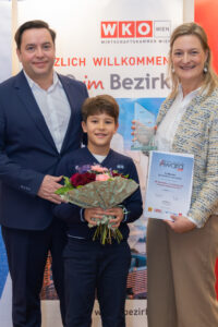 Dr. Barbara Greibl mit Mann Martin & Sohn Lorenz