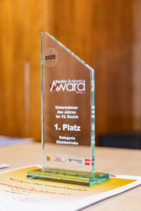 So sieht der begehrte Award aus @ Sandra Oblak