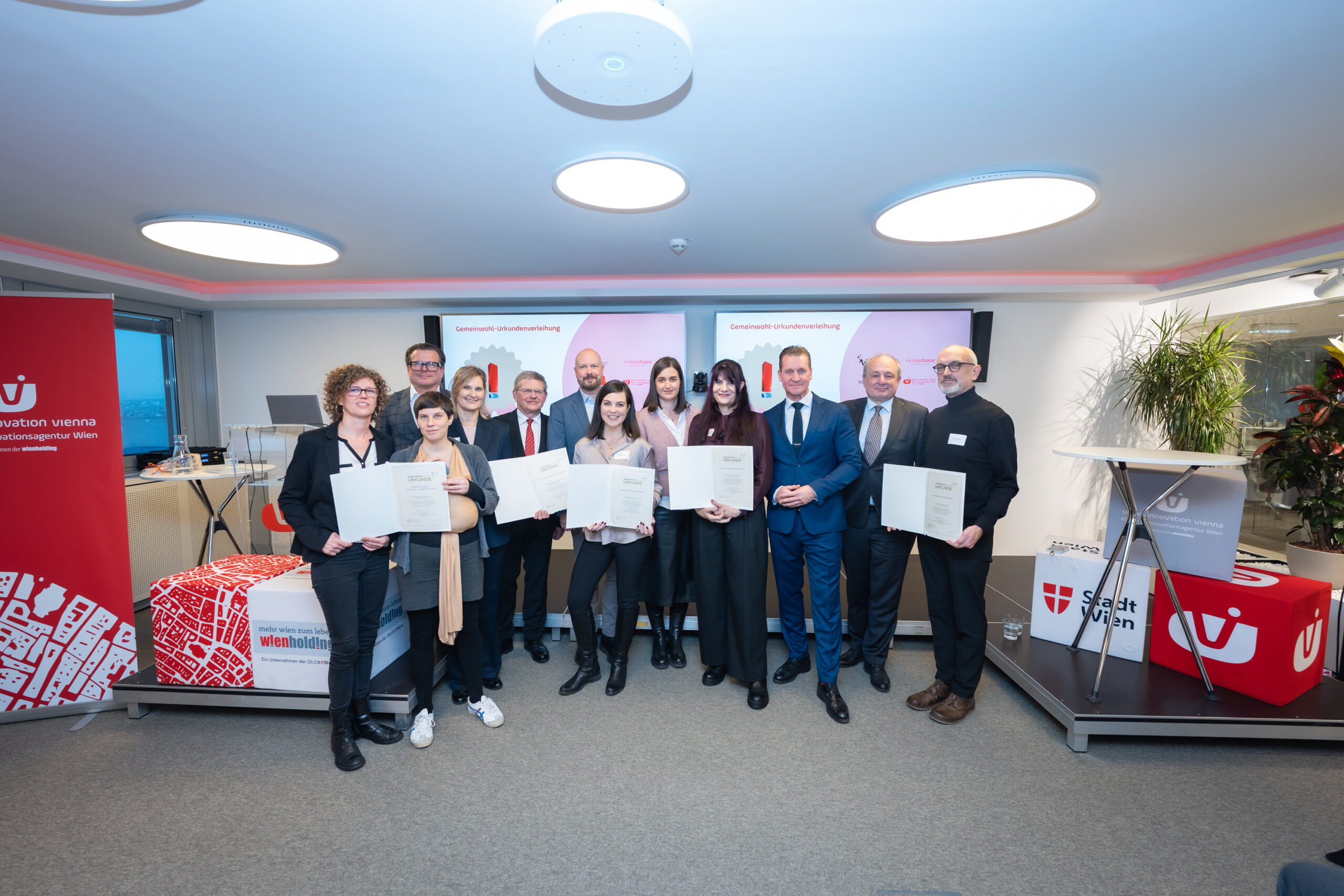 Fünf Wien Holding-Betriebe für Gemeinwohl-Beitrag geehrt