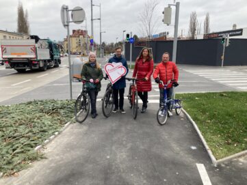 Mit Rad und Tat geht es in Liesing in Richtung neues Jahr