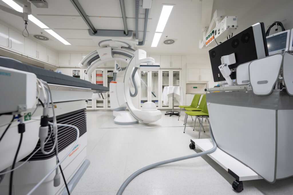 Hilft rechtzeitig bei Schlaganfällen zu handeln: die neue Angiographieanlage. © Wiener Gesundheitsverbund/David Bohmann