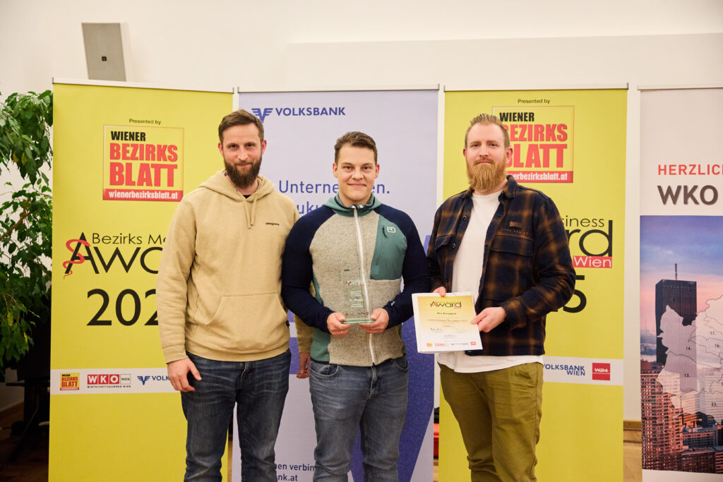 Stefan Baumgartner, Gerhard Jebawy & Lukas Windischhofer (v.l.n.r.), Bergspezl