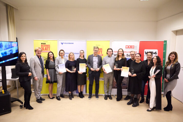 Die Josefstadt bejubelte Top-Unternehmen beim Bezirks Business Award