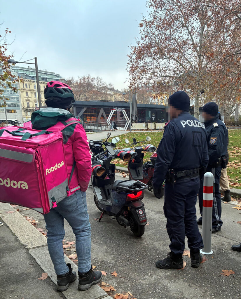 Die Scooter wurden massiv kontrolliert, viele Verstöße geahndet (Bild: Gruppe Sofortmaßnahmen).