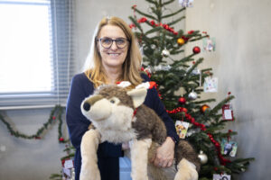 Staatssekretärin Königsberger-Ludwig zu Besuch im TierQuarTier.