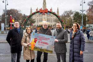 Donauinselfest sammelt 17.020 Euro für die Krebshilfe