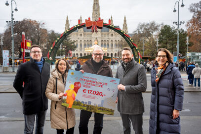 Donauinselfest sammelt 17.020 Euro für die Krebshilfe